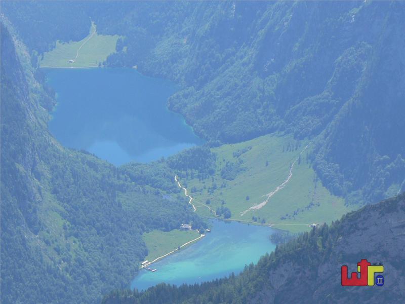 Königssee (603m) und Obersee (613m)